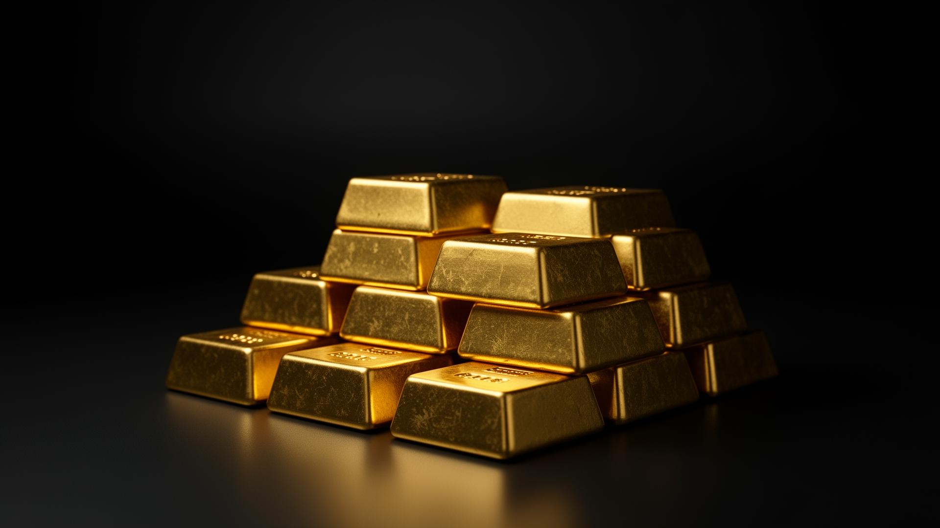 Allocated gold bullion in vault
